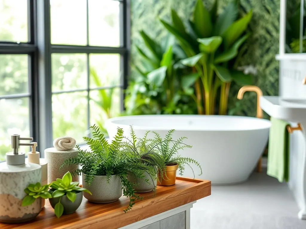 Zielona łazienka – jakie dodatki wybrać, aby ją ożywić?