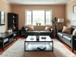 Jaki kolor ścian do salonu z ciemnymi meblami? Oto najlepsze propozycje!