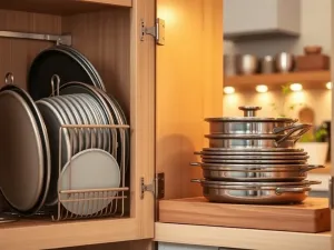 Jak przechowywać pokrywki w szafce? Praktyczne porady i pomysły