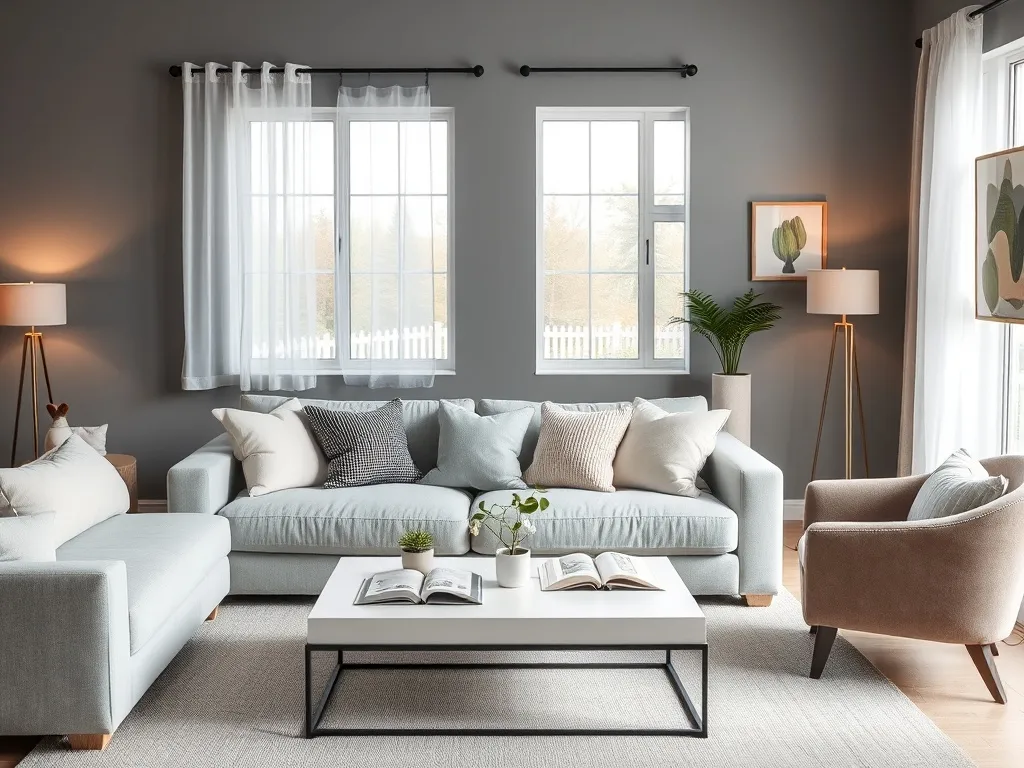 Szary kolor ścian w salonie – jak go wykorzystać w aranżacji?