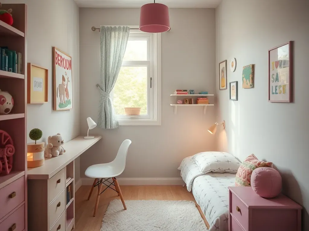 Mały pokój dla dziewczynki aranżacja