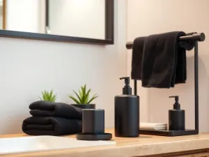 Jakie czarne dodatki do łazienki wybrać? Praktyczne porady