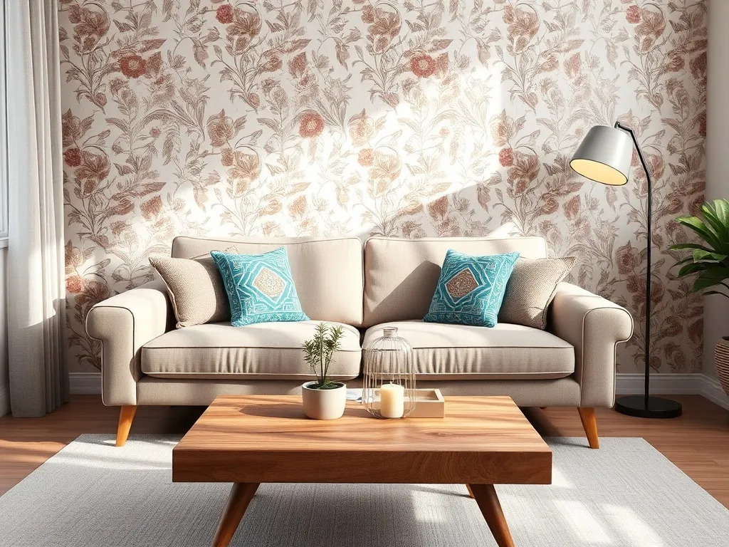 Tapeta w salonie na jednej ścianie – jak wybrać najlepszą?