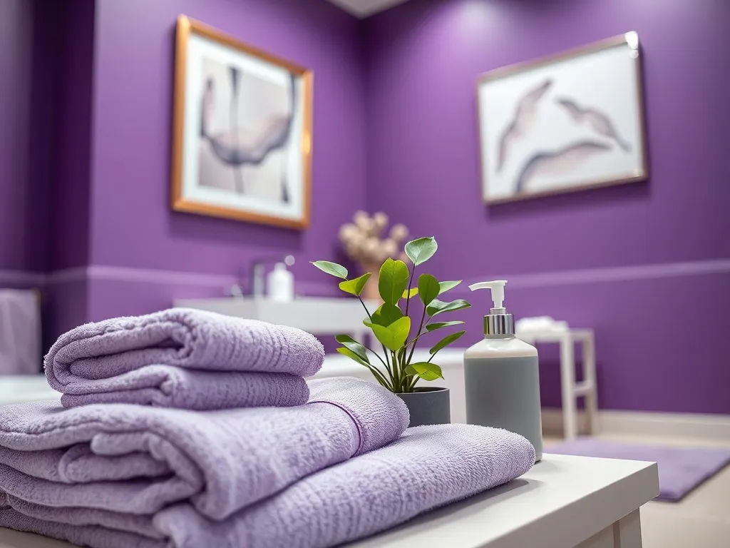 Jakie dodatki do fioletowej łazienki? Inspiracje i porady dekoracyjne