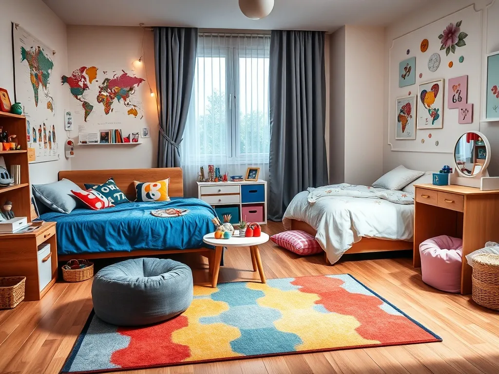 Jak podzielić pokój dla chłopca i dziewczynki? Praktyczne porady
