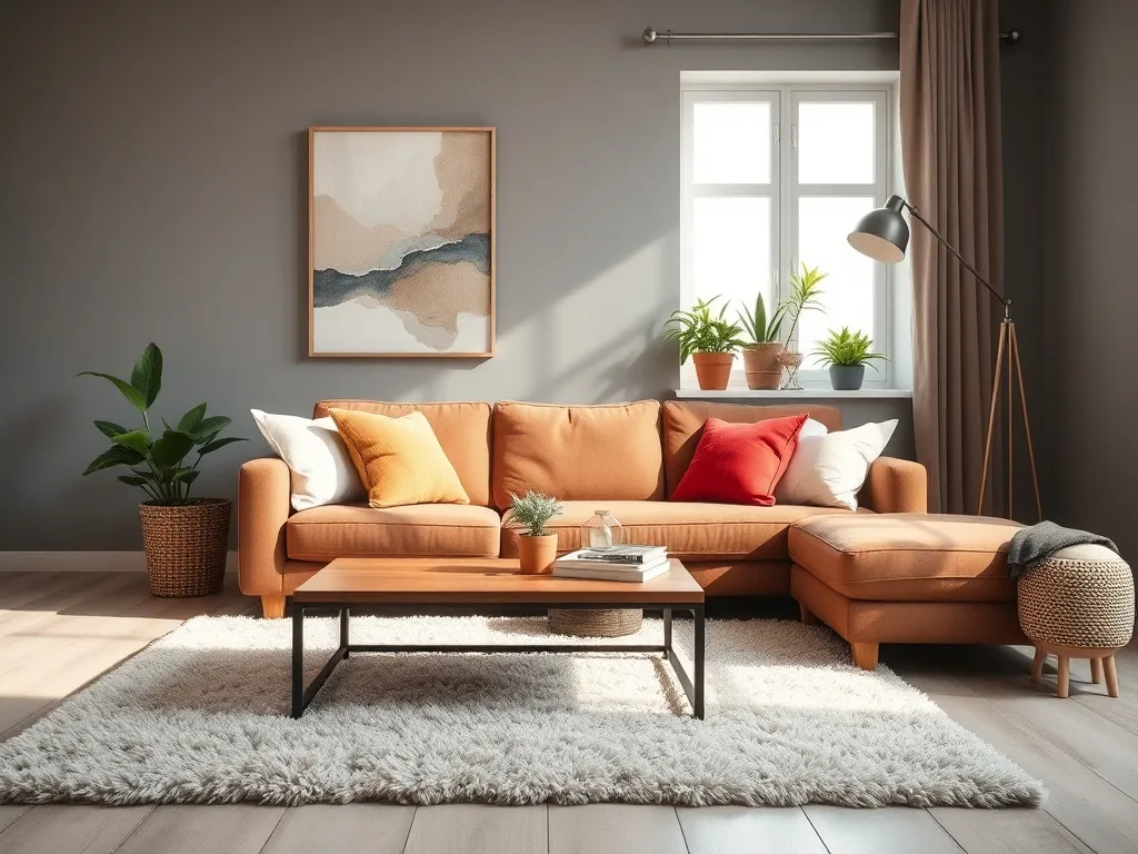 Szare ściany, brązowe meble – jakie dodatki wybrać do wnętrza?