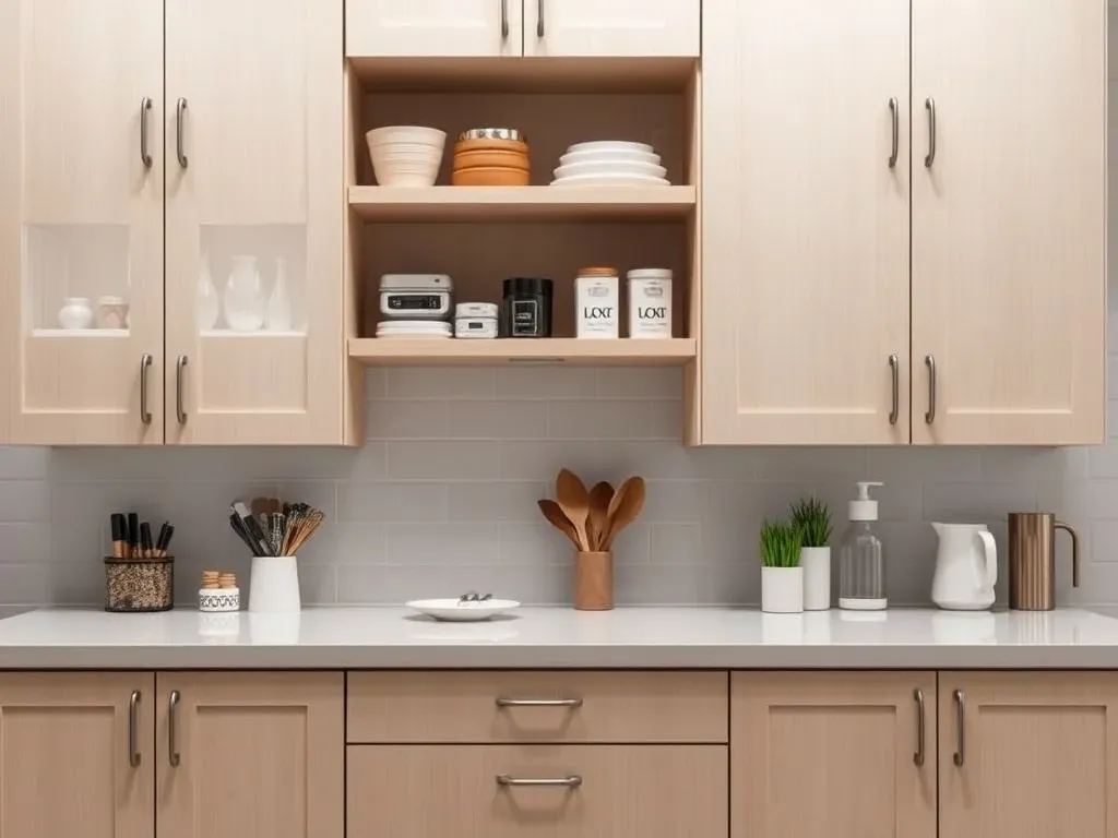 Jasne szafki kuchenne