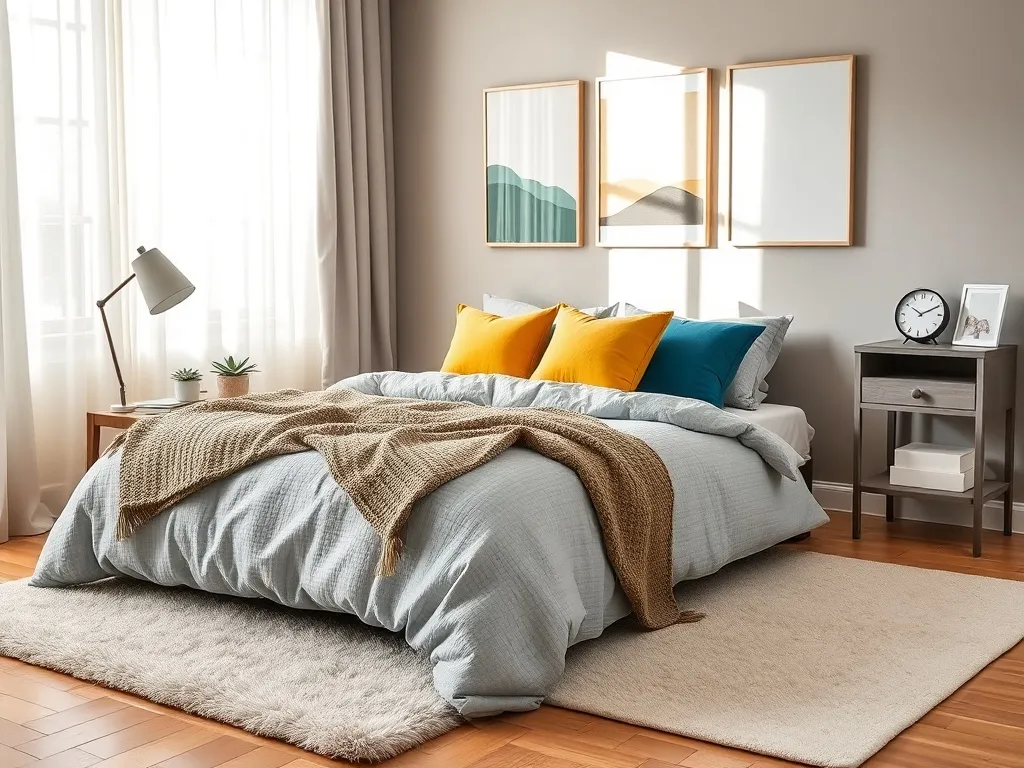 Szara sypialnia – jakie dodatki wybrać, aby ją ożywić?