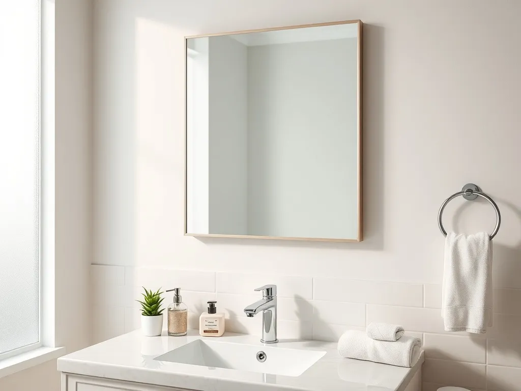 Na jakiej wysokości lustro w łazience powinno być zawieszone?