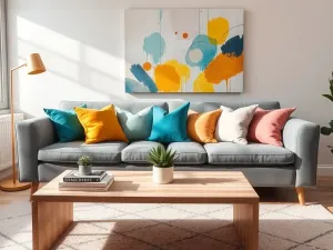 Jakie kolory do szarego salonu? Inspiracje i porady dekoracyjne