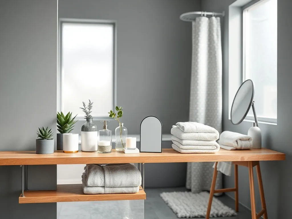 Jakie dodatki do szarej łazienki? Inspiracje i porady dekoracyjne